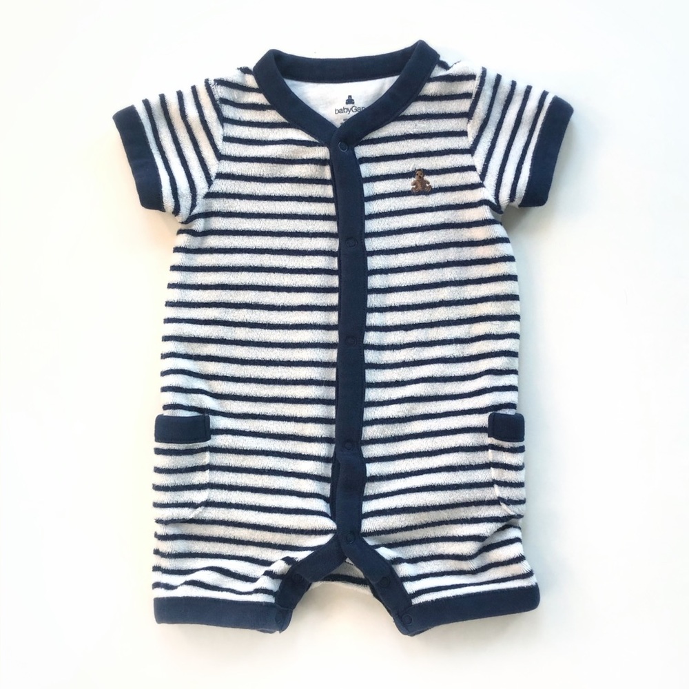Baby Gap terry cloth one-piece romper
